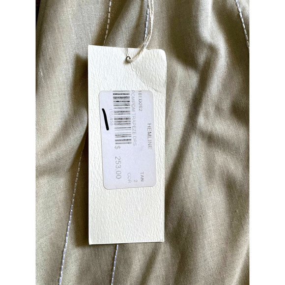 Nwt Corey Lynn Calter Cream A line Dress with black flowers - Picture 7 of 8